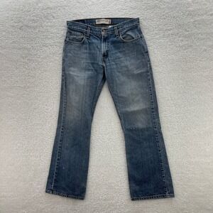 Vintage Levis 527 Jeans Mens 30x30 Blue Low Bootcut Distressed Y2K 2006 Grunge